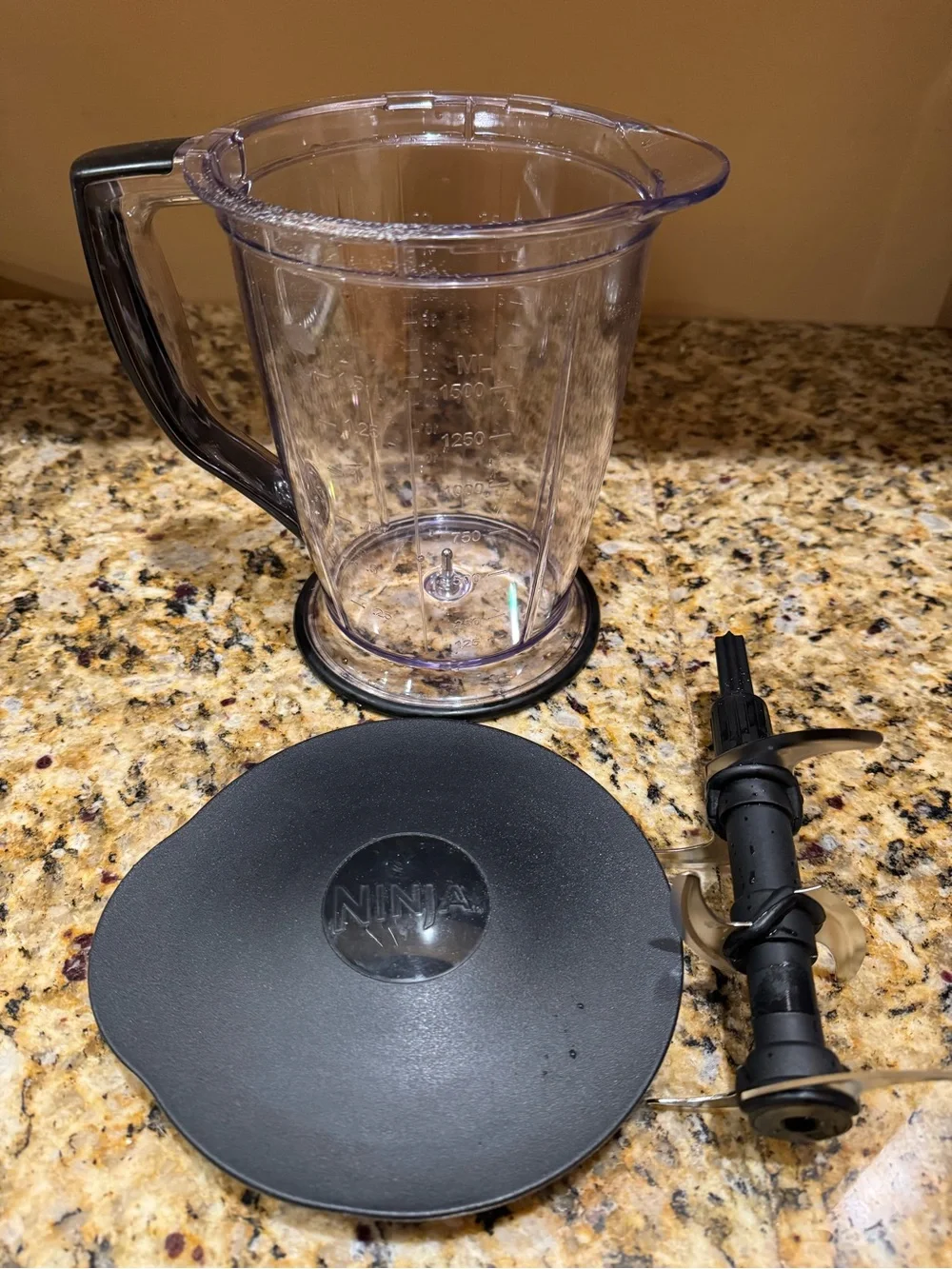Ninja blender food processor replacement 48oz bowl-pitcher with blade & lid